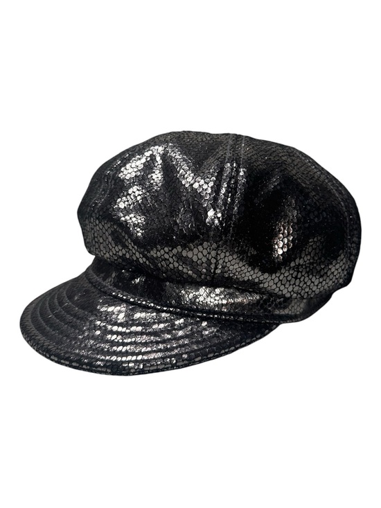 Uncharted by Goorin Bros. Silver Snakeskin Leather Newsboy Hat- RARE! main image 7